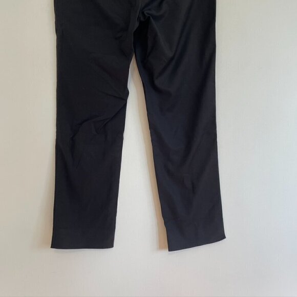 WHITE HOUSE BLACK MARKET WHBM Slim Ankle Pants Solid Black Cropped Dress Pants 4 - Picture 14 of 15